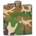 Stainless Steel Flask, Camouflage, 6 oz